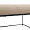 Flash Furniture Ashton 30 Square LeatherSoft Tufted Ottoman with Metal Frame, Beige LeatherSoft/Black Frame WX-TY-101-BG-LT-BLK-GG - alternate 2